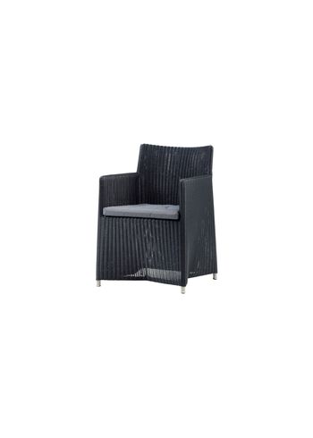 Cane-line - Puutarhatuoli - Diamond chair - Graphite, Cane line weave ramme