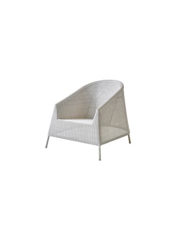 Cane-line - Chair - Kingston loungestol - White grey
