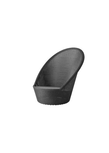 Cane-line - Chair - Kingston solstol m. hjul - Graphite/Weave