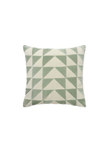 Christina Lundsteen - Almofada - ELLY pillow - Mint / dusty white