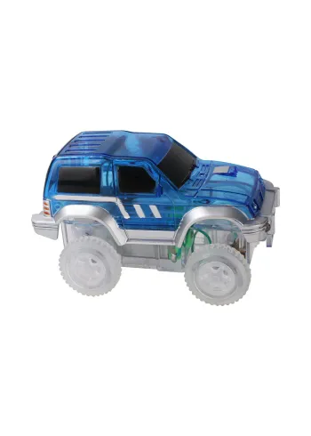 Cleverclixx - Toys - Race Track Car Blue - Blue