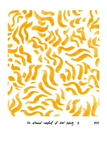 Paper Collective - Poster - Comfort by Ronelle Pienaar Jenkin x Lemon - Comfort - Yellow
