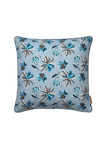 Cozy Living - Coussin - Palm Flower Cushion - Dusty Blue