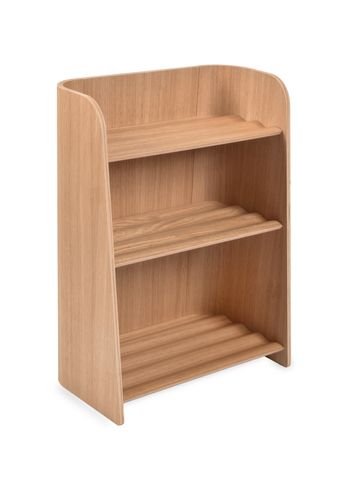 Curve Lab - Pepř - Curvy Bookcase - Natural