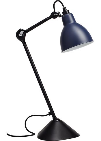 DCW - Bordlampe - Lampe Gras N°205 - Black/Blue