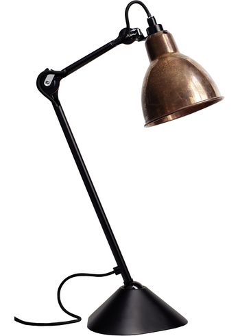 DCW - Lampada da tavolo - Lampe Gras N°205 - Black/Copper/Raw