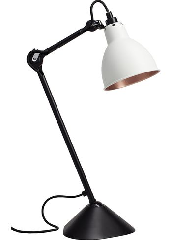 DCW - Bordlampe - Lampe Gras N°205 - Black/White/Copper