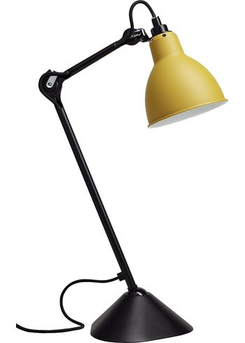 DCW - Table Lamp - Lampe Gras N°205 - Black/Yellow