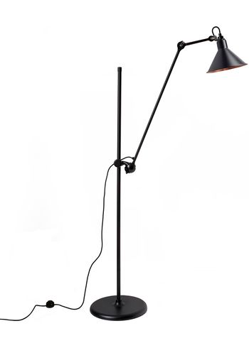 DCW - Candeeiro de chão - Lampe Gras N°215 - Black/Black/Copper