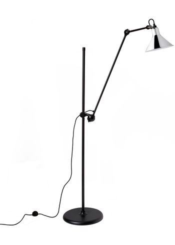 DCW - Candeeiro de chão - Lampe Gras N°215 - Black/Chrome