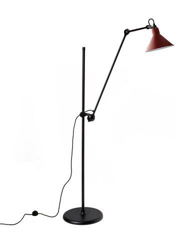 DCW - Gulvlampe - Lampe Gras N°215 - Black/Red