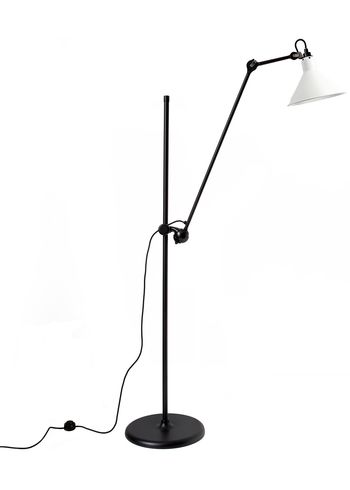 DCW - Lampada da terra - Lampe Gras N°215 - Black/White