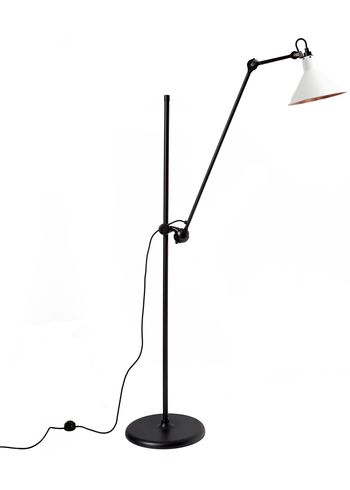 DCW - Lampada da terra - Lampe Gras N°215 - Black/White/Copper