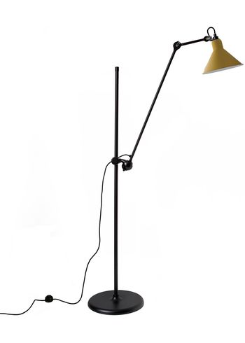 DCW - Candeeiro de chão - Lampe Gras N°215 - Black/Yellow