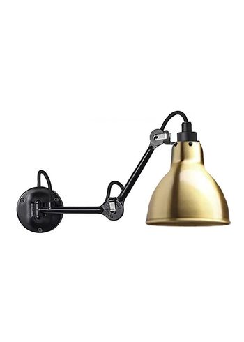 DCW - Væglampe - Lampe Gras N° 204 - Black/Brass