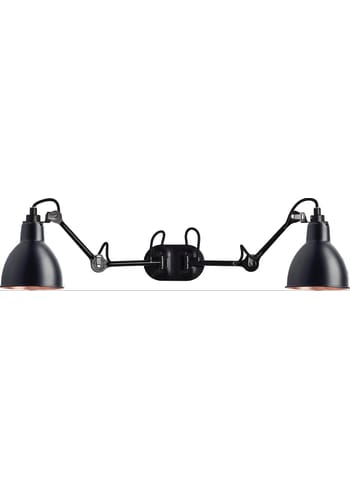 DCW - Lampada da parete - Lampe Gras N°204 Double - Black/Black/Copper