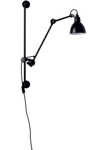 DCW - Lâmpada de parede - Lampe Gras N°210 - Black/Black