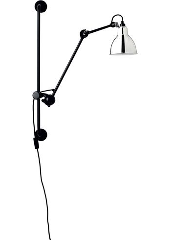 DCW - Lampada da parete - Lampe Gras N°210 - Black/Chrome