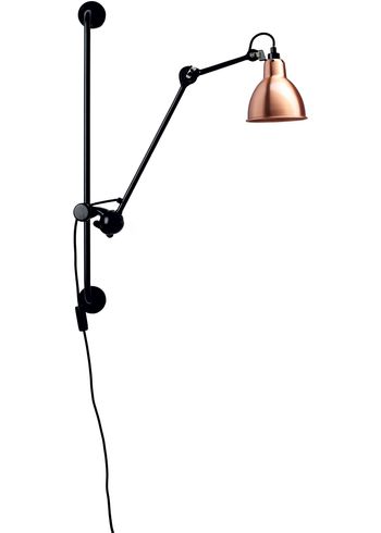 DCW - Lâmpada de parede - Lampe Gras N°210 - Black/Copper