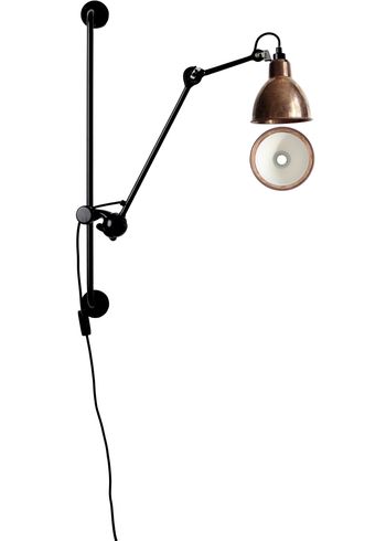 DCW - Lâmpada de parede - Lampe Gras N°210 - Black/Copper/Raw/White