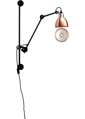 DCW - Lâmpada de parede - Lampe Gras N°210 - Black/Copper/White