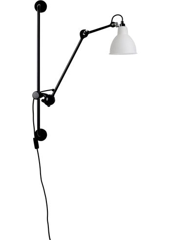 DCW - Lâmpada de parede - Lampe Gras N°210 - Black/Glass