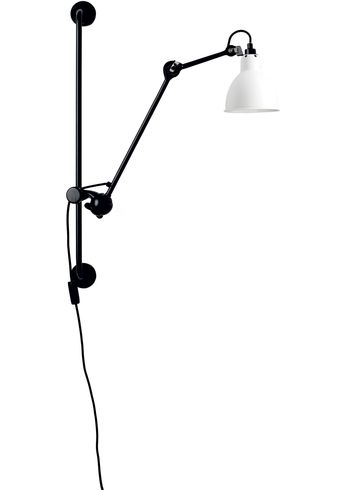 DCW - Lâmpada de parede - Lampe Gras N°210 - Black/White