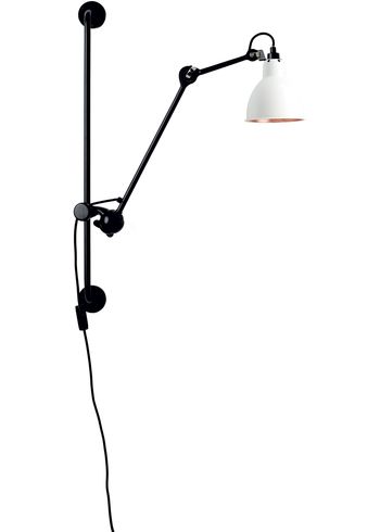 DCW - Lampada da parete - Lampe Gras N°210 - Black/White/Copper