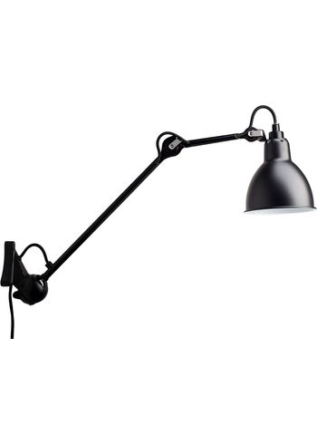 DCW - Lâmpada de parede - Lampe Gras N°222 - Black/Black