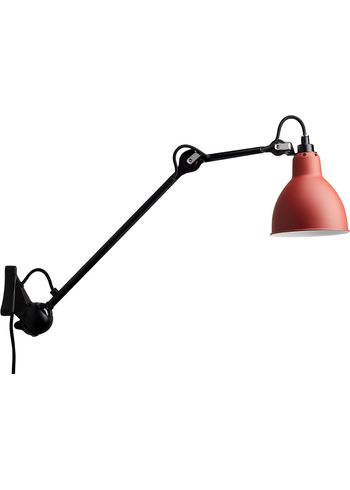 DCW - Lampe murale - Lampe Gras N°222 - Black/Red