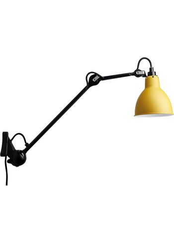 DCW - Lampe murale - Lampe Gras N°222 - Black/Yellow
