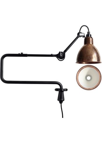 DCW - Lampe murale - Lampe Gras N°303 - Black/Copper/Raw/White