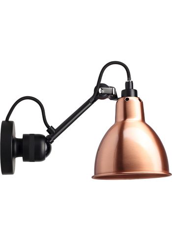 DCW - Lâmpada de parede - Lampe Gras N°304 CA - Black/Copper