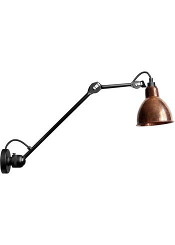 DCW - Lampada da parete - Lampe Gras N°304 L40 - Black/Copper/Raw
