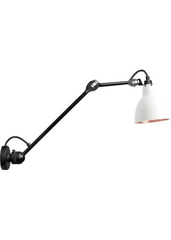 DCW - Lâmpada de parede - Lampe Gras N°304 L40 - Black/White/Copper