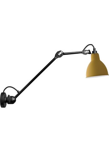 DCW - Lâmpada de parede - Lampe Gras N°304 L40 - Black/Yellow