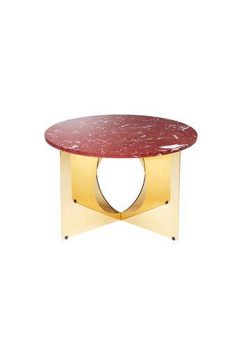 Design By Us - Junta - This Is Art Table - Bordeaux - Gold
