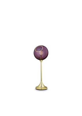 Design By Us - Candeeiro de mesa - Ballroom Table Lamp - Purple/Gold