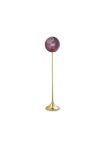 Design By Us - Lattiavalaisin - Ballroom Floor Lamp - Purple/Gold