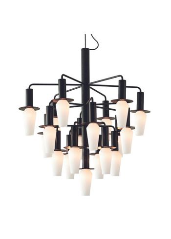 Design By Us - Lámpara - Harakiri chandelier Lamp - Black base - opal
