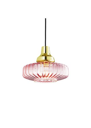 Design By Us - Péndulo - Wave Optic Pendant Lamp - Rose/Gold