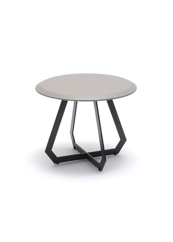 Design By Us - Mesa de centro - Fetish Table - Warm Grey Leather - Black