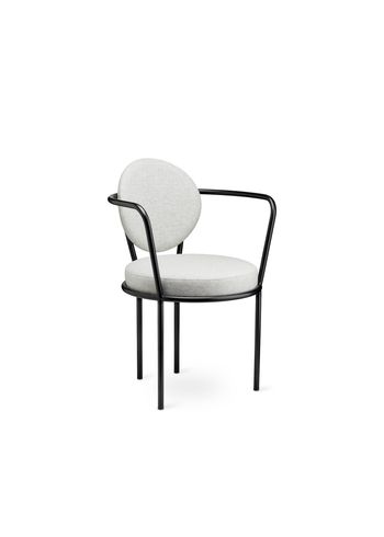Design By Us - Silla de comedor - Casablanca chair - Black Frame - Wool Nevotex Trio - Quarts