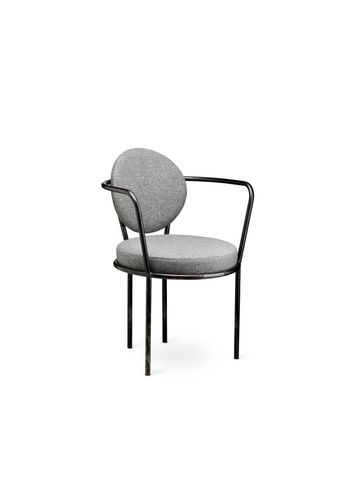 Design By Us - Silla de comedor - Casablanca Chair – Raw Frame - Polyester Nevotex Lido Trend - Stone