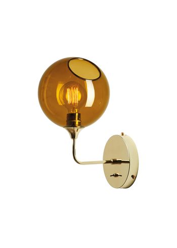 Design By Us - Vägglampa - Ballroom Wall Lamp - Amber/Gold