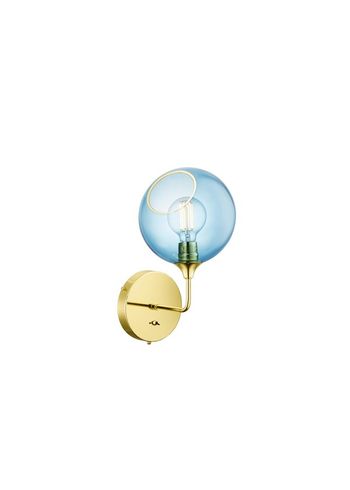 Design By Us - Wandlampe - Ballroom Wall Lamp - Blue/Gold