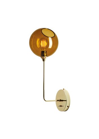 Design By Us - Lâmpada de parede - Ballroom Wall Lamp - Large - Amber/Gold