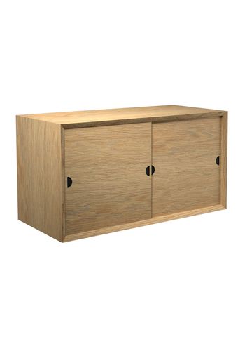dk3 - Reolsystem - System Cado - Cabinet w/ 2 Sliding Doors In Wood / Oak - Oil