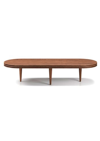 dk3 - Sofabord - Groove Coffee Table Oval - Smoked Oak