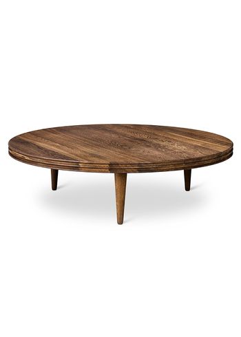dk3 - Sofabord - Groove Coffee Table - Smoked Oak